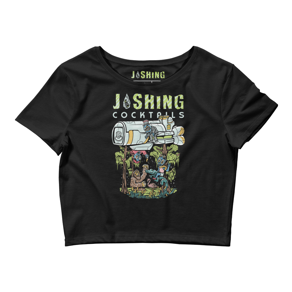 Joshing Cocktails Galactic Crop Tee - Joshing™ Cocktails