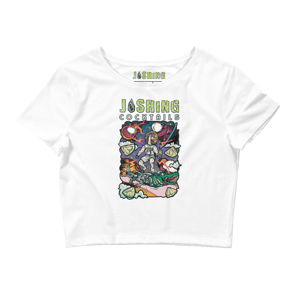 Joshing Cocktails Unicorn Odyssey Crop Tee - Joshing™ Cocktails