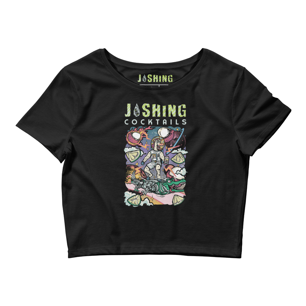 Joshing Cocktails Unicorn Odyssey Crop Tee - Joshing™ Cocktails