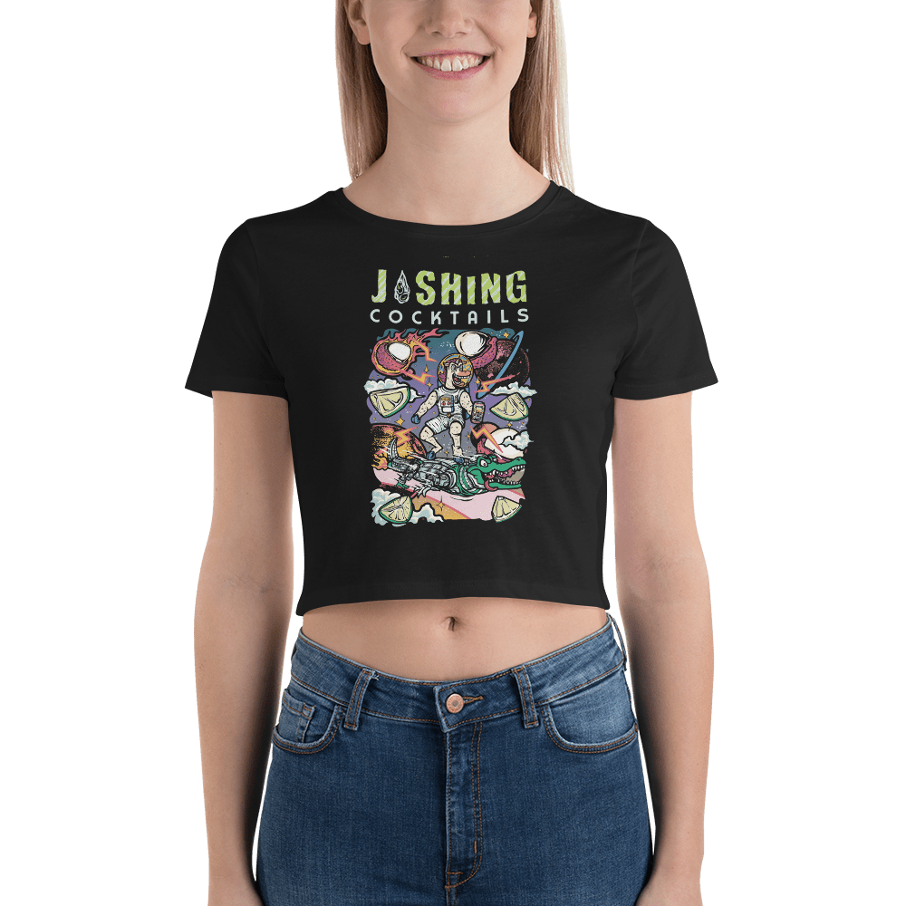 Joshing Cocktails Unicorn Odyssey Crop Tee - Joshing™ Cocktails