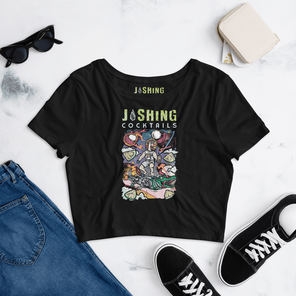 Joshing Cocktails Unicorn Odyssey Crop Tee - Joshing™ Cocktails